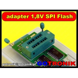 Adapter SPI Flash 1,8V do programatorów