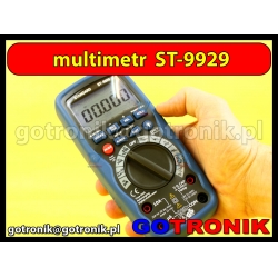 Multimetr cyfrowy True RMS IP67  ST-9929  ST9929