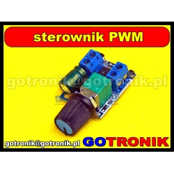 Sterownik PWM - regulator mocy silnika DC