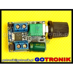 Sterownik PWM - regulator mocy silnika DC