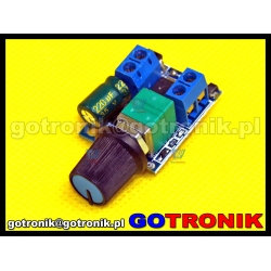 Sterownik PWM - regulator mocy silnika DC