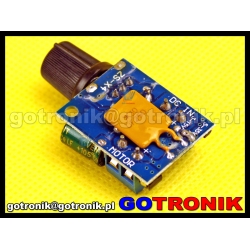 Sterownik PWM - regulator mocy silnika DC