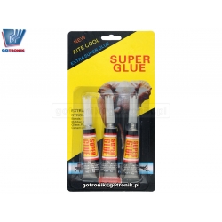 Super Glue klej uniwersalny 3g - 3 sztuki