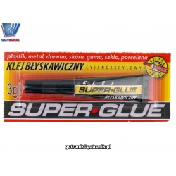 Super Glue klej uniwersalny 3g - 12 sztuk