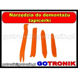 Zestaw narzędzi do demontażu tapicerki