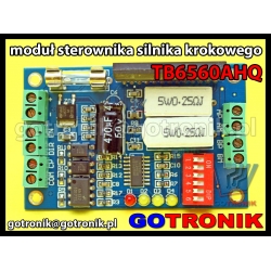 Moduł sterownika silnika krokowego TB6560AHQ