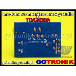 Moduł wzmacniacza mocy audio TDA2030A 18W