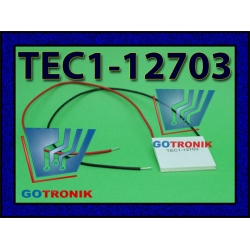 Ogniwo TEC  moduł Peltiera TEC1-12703 40x40x3,6mm