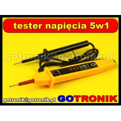 5w1 wskaźnik napięcia 110-400V AC / 150-500V DC