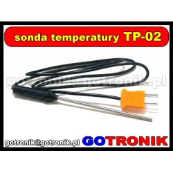 Sonda temperatury typu K TP02 termopara