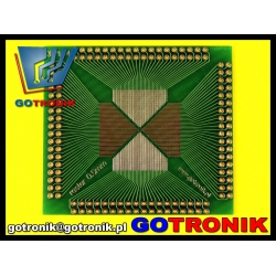 Uniwersalna płytka drukowana TQFP144-pin raster 0.5mm