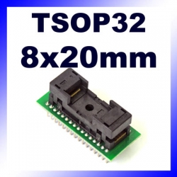 Adapter TSOP32 na DIP32 raster 0.5mm wymiar 8x20mm