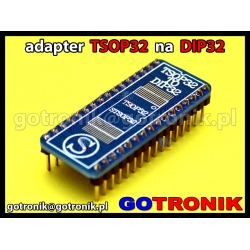 Adapter TSOP32 na DIP32 - wersja do lutowania