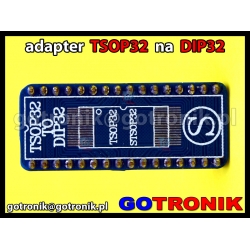 Adapter TSOP32 na DIP32 - wersja do lutowania