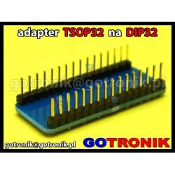 Adapter TSOP32 na DIP32 - wersja do lutowania