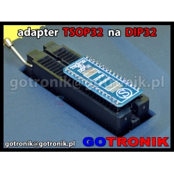 Adapter TSOP32 na DIP32 - wersja do lutowania