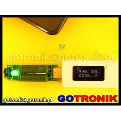 Obiążenie portu USB 1A/2A