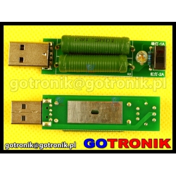 Obiążenie portu USB 1A/2A