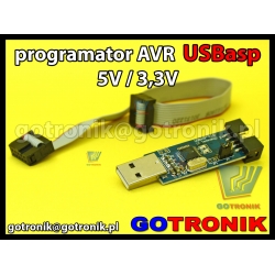 Programator ISP USBasp dla mikrokontrolerów AVR 5,0V/3,3V