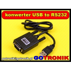 Konwerter USB to RS232 chipset CH340