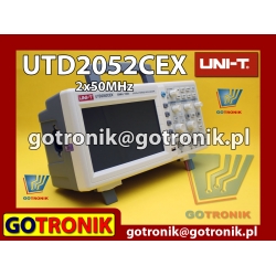 UTD2052CEX oscyloskop cyfrowy 2 x 50MHz