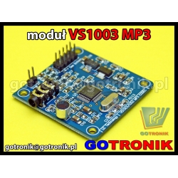 Moduł sprzętowego odtwarzacza MP3 VS1003 VLSI