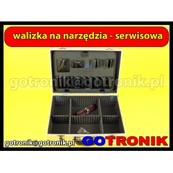 Aluminiowa walizka narzędziowa - serwisowa 460 x 335 x 155 mm