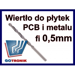 Wiertło HSS fi 0,5mm