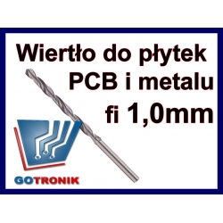 Wiertło HSS fi 1,0mm