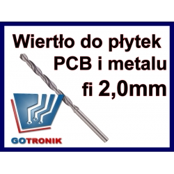 Wiertło HSS fi 2,0mm