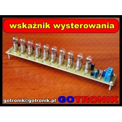 Wskaźnik wysterowania audio RETRO - zestaw do samodzielnego montażu