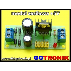 Zasilacz +5V - moduł ze stabilizatorem 7805