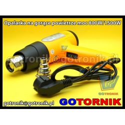 Opalarka na gorące powietrze moc 800W/1500W ZD-509