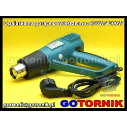 Opalarka cyfrowa na gorące powietrze moc 750W/1500W ZD-510