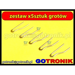Zestaw 5 sztuk grotów do ZD-507