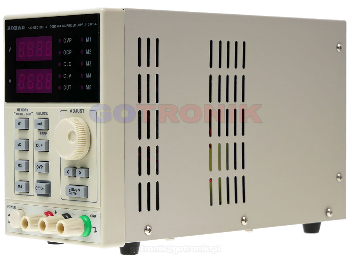 KD3005D zasilacz laboratoryjny 0-30V 0-5A 150W Korad