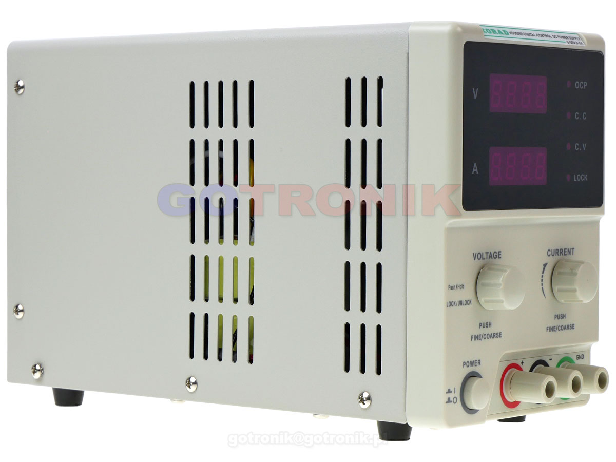 KD3005D zasilacz laboratoryjny 0-30V 0-5A 150W Korad