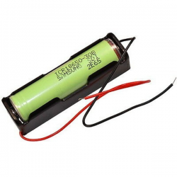 Koszyk na akumulator 18650 3,7V Li-Ion z przewodami