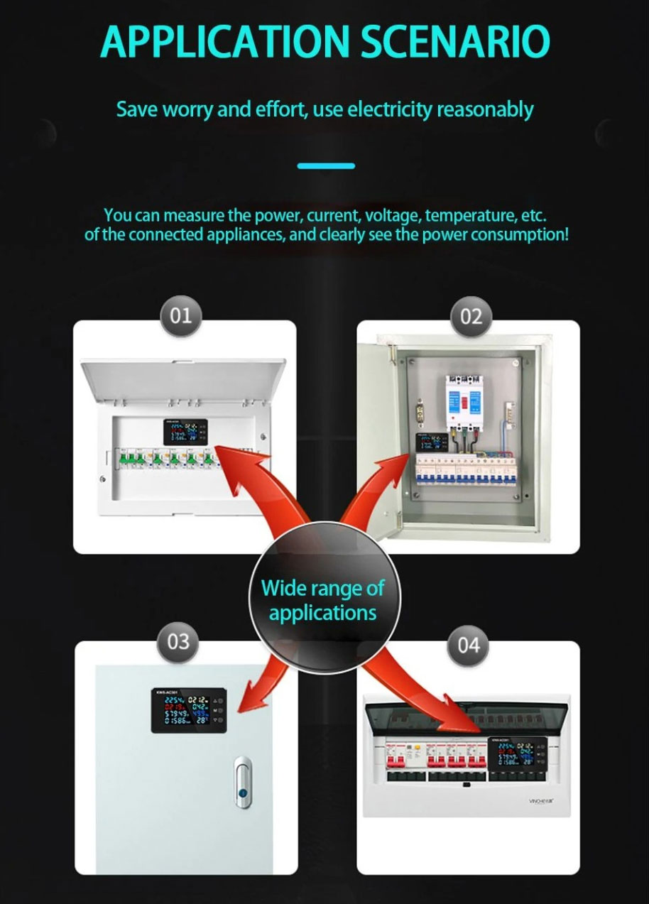 KWS-AC301 wielofunkcyjny miernik elektryczny Keweisi