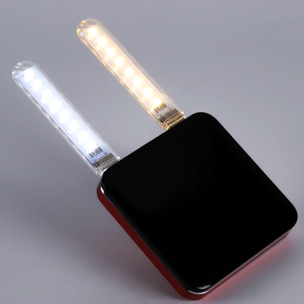 Mini lampka 8 LED USB - barwa ciepła