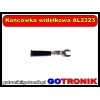 Końcówka widełkowa AL2323 czarna