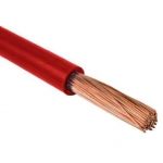 Przewód instalacyjny H05V-K (LgY) 1x0,5 czerwony = 1 metr