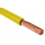 Przewód instalacyjny H05V-K (LgY) 1x0,5 żółty = 1 metr