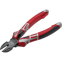Szczypce boczne z fasetą 160mm czerwono-szary do warsztatu NWS