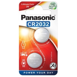 2 x Bateria litowa mini PANASONIC CR2032