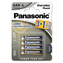 4 x Bateria alkaiczna PANASONIC LR03 AAA