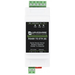 Przemysłowy serwer szeregowy RS485 do RJ45 Ethernet TCP/IP Waveshare