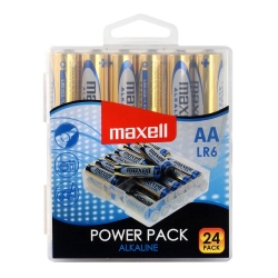 Bateria alkaliczna AA / LR6 Maxell Alkaline - 24 szt. + pudełko