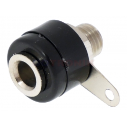 Gniazdo banan 4mm czarne 24.246.2
