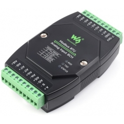 Przemysłowy 8 kanałowy moduł akwizycji analogowej 12 bit 0-5V Waveshare